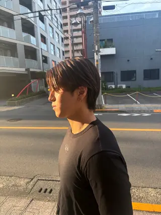メンズ ️🩵RINKA/ ハイトーンカラー🩵のヘアスタイル