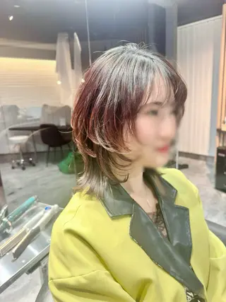 ミディアム レイヤーボブ/ 髪質改善/佐々木駿弥のヘアスタイル