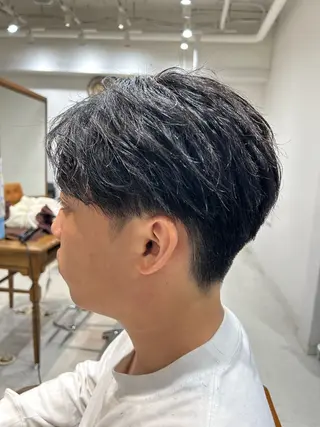 ショート メンズ 山﨑 燦人のヘアスタイル