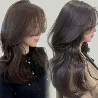 カラー 美髪縮毛矯正/髪質 改善/Lecielのヘアスタイル