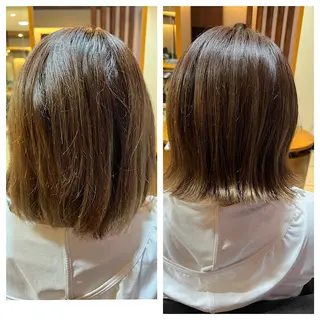 ミディアム チーフデザイナー 木部のヘアスタイル