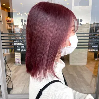 カラー 田中   麗彩也のヘアスタイル