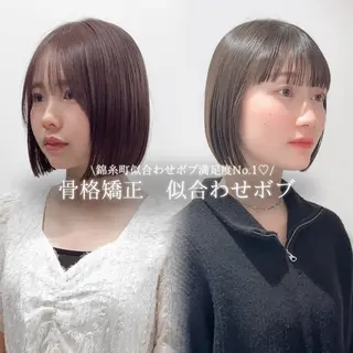 ショート カラー 縮毛矯正/韓国ヘア /レイヤー🎀ミズキのヘアスタイル
