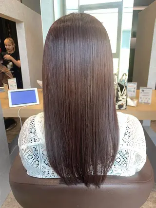 ロング Cion所属・石坂駿伍/縮毛矯正/ ストレート/髪質改善のヘアスタイル