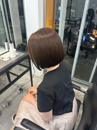 ショート カラー ハイトーン sala 透明感🎀💭のヘアスタイル