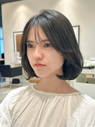 ショート 巻ける縮毛矯正/艶 カラーchika🩵のヘアスタイル