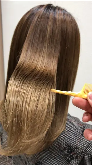 ミディアム カラー Miku❇️ フェイスレイヤーのヘアスタイル