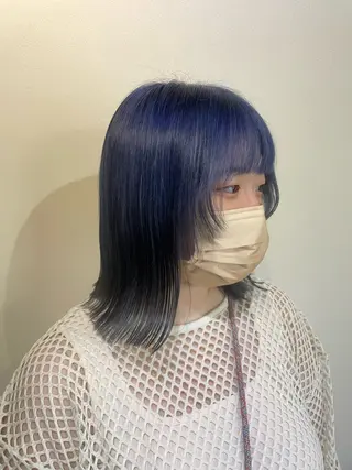 ミディアム カラー メンズパーマ✨️村越 雄斗のヘアスタイル