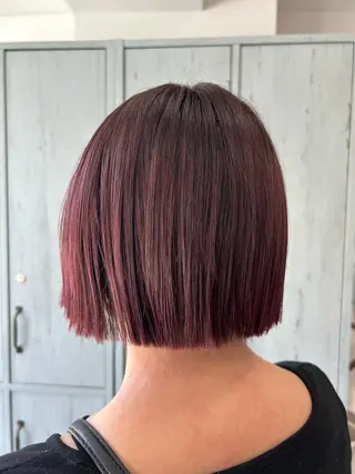 ショート ブラウンカラー tomokaのヘアスタイル
