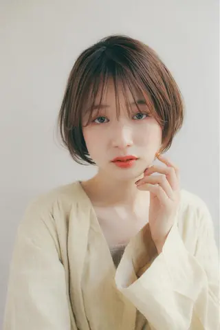 ショート カラー Fi-Ne吉祥寺店所属・プルエクステ モデル募集蛇石のヘアスタイル