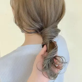 ミディアム カラー UP-PU ART  HAIRのヘアスタイル