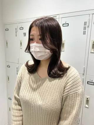 ミディアム カラー THE ESCALA 町田所属・町田縮毛矯正/ 髪質改善/美髪特化のヘアスタイル