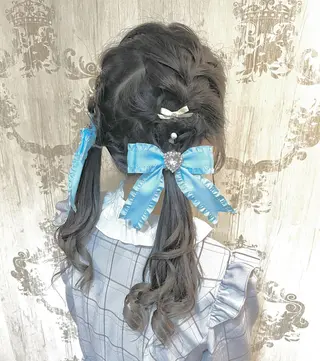 ヘアアレンジ 💖透明感カラー💖 坂本万由子のヘアスタイル