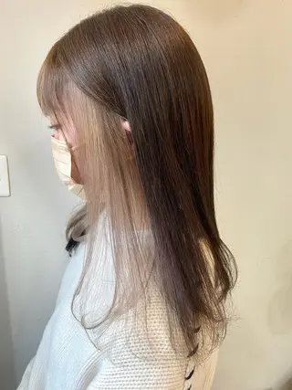 セミロング mare所属・＊＊＊ natsumiのヘアスタイル