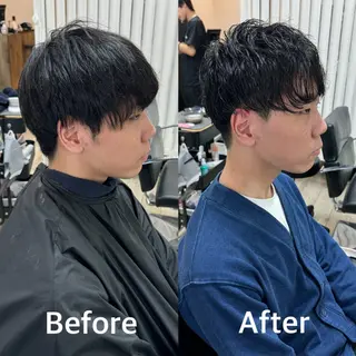 ショート パーマ メンズ 【池袋/スパイキー ショート】ⓝⓘⓜⓤのヘアスタイル