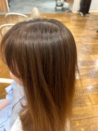 ミディアム カラー 穂乃香 ショートパーマ☘️のヘアスタイル