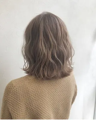 ミディアム カラー nakahara madokaのヘアスタイル