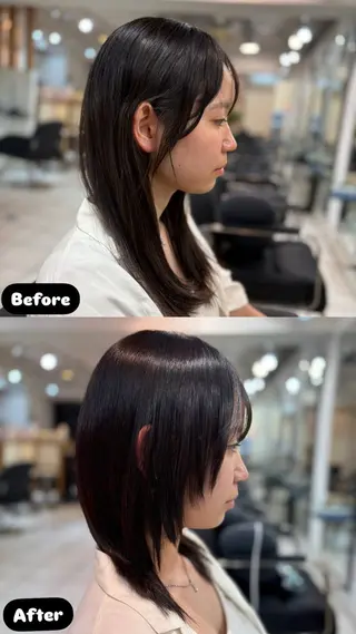 ミディアム insence glue所属・小林 眞澄のヘアスタイル