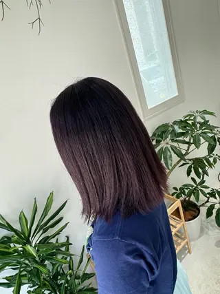 セミロング 花見 亜沙美のヘアスタイル