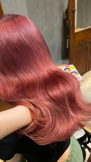 ミディアム 韓国レイヤー/透明感 カラー🦋mioのヘアスタイル