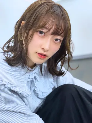 ミディアム 柿本拓【全席完全個室 ログネオン】のヘアスタイル