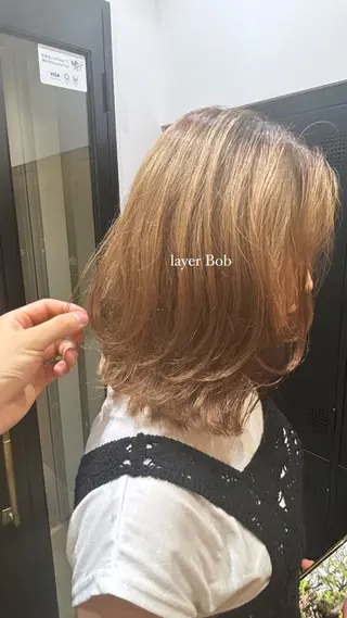 ミディアム CS made by SHACHU 栄所属・山田 瑛司のヘアスタイル