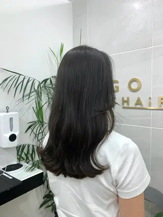 セミロング カラー 本格ヘッドスパ🌿 ×ヘア　佐藤のヘアスタイル