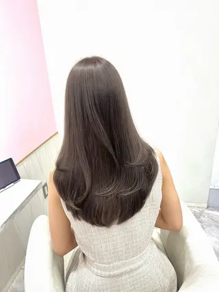 ロング 韓国/縮毛矯正/ カンタのヘアスタイル