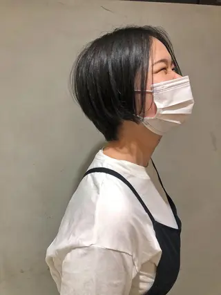 ミディアム カラー 圧倒的透明感カラー nana🦕のヘアスタイル