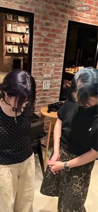 カラー 田中 美月のヘアスタイル