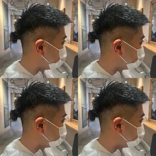 メンズ レイヤー×髪質改善 マネージャー安藤光司のヘアスタイル