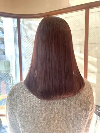 セミロング カラー ショート✂︎ ゆるパーマKANOのヘアスタイル