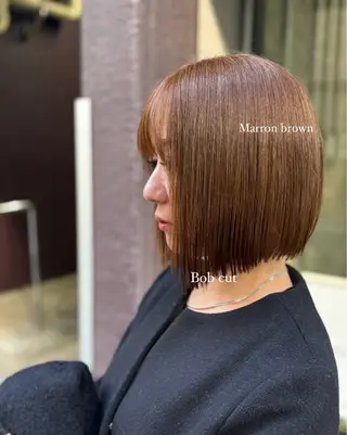 ショート カラー Moanin'所属・さが あゆかのヘアスタイル