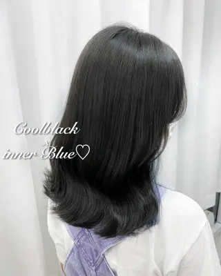 ミディアム カラー 韓国ヘア🤍髪質改善 🇰🇷AKANEのヘアスタイル