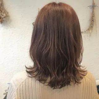 ミディアム カラー 透明感カラー/ 寺田千雅子のヘアスタイル