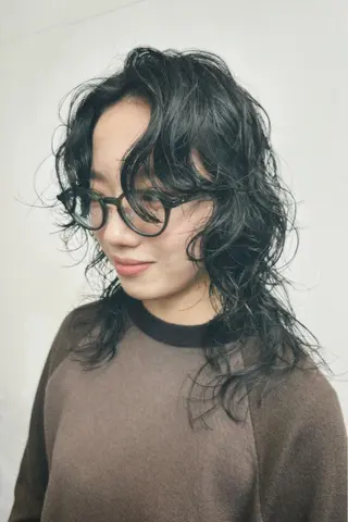 カラー パーマ レイヤーカット/艶髪 ✨💭KIRARIのヘアスタイル