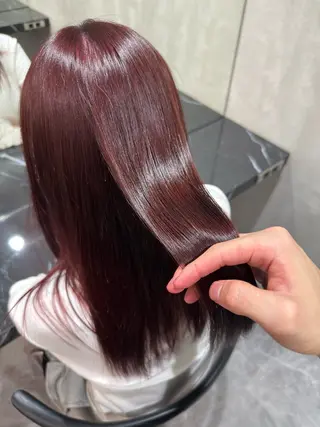 セミロング 【美髪を叶える💝】 溝の口/坂本柊星のヘアスタイル