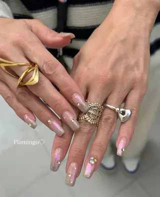 ネイル 40代からの爪を守る ×ケア重視サロン♡のネイルデザイン