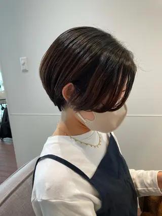 ショート カラー gotoday　shaire　saron所属・miu. ボブ/透け感カラーのヘアスタイル