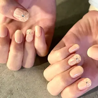 ネイル unwind ┊︎冬っぽネイル🧸のネイルデザイン