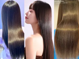 ロング カラー パーマ ヘアアレンジ メンズ LAVENDIA 麻布のヘアスタイル