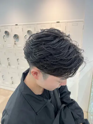 パーマ 🌀ソヘル/シャドウ ✨/メンズパーマ/栄のヘアスタイル