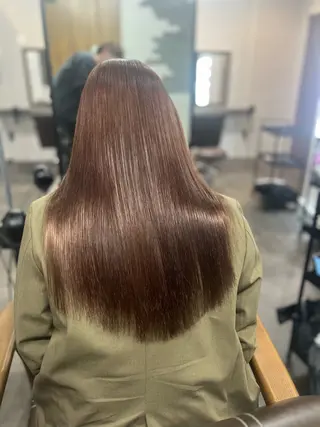 ロング カラー 小野瀬 蓮のヘアスタイル