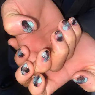 メンズ ネイル akari✨ 韓国風、メンズネイルのネイルデザイン