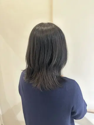 ミディアム カラー 🍜のばた 🍜のヘアスタイル