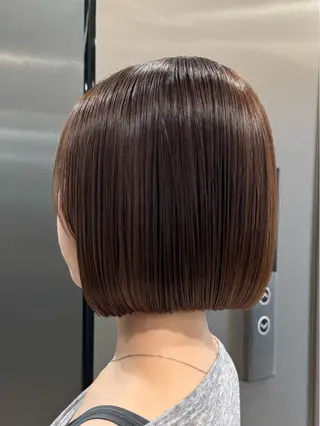 ショート HARUKI MINATO JAPAN　東京店所属・美髪/ネープケア /うなじ脱毛/ボブのヘアスタイル