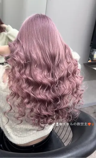 ロング カラー 新越谷ハイトーン/ 透明感カラー/ryuのヘアスタイル