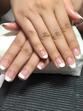 ネイル Chiara チップ長さ出しのネイルデザイン