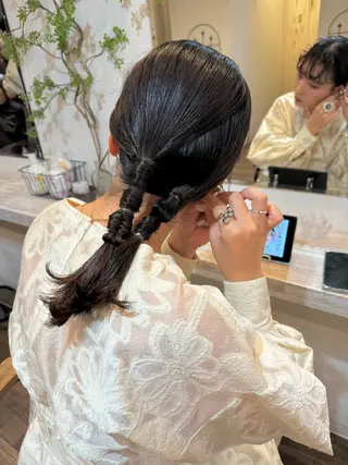 ミディアム ヘアアレンジ m ā l o.🌷 サカモトマイコのヘアスタイル