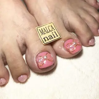 ミディアム カラー パーマ ヘアアレンジ キッズ ネイル MALCAnail(マルカネイル)所属・荒木 莉奈のネイルデザイン